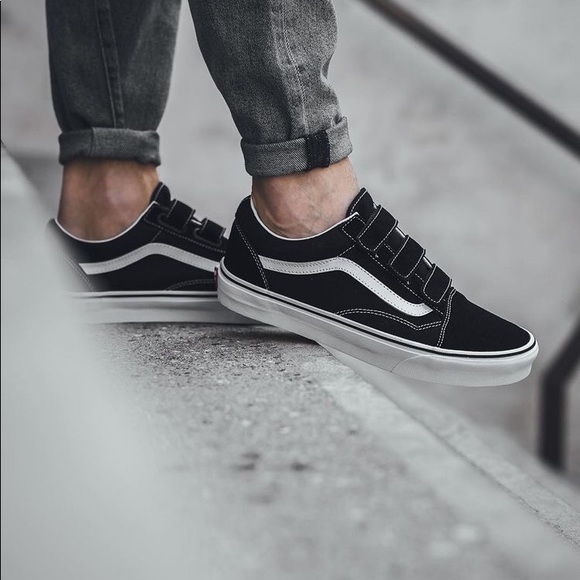 velcro vans mens